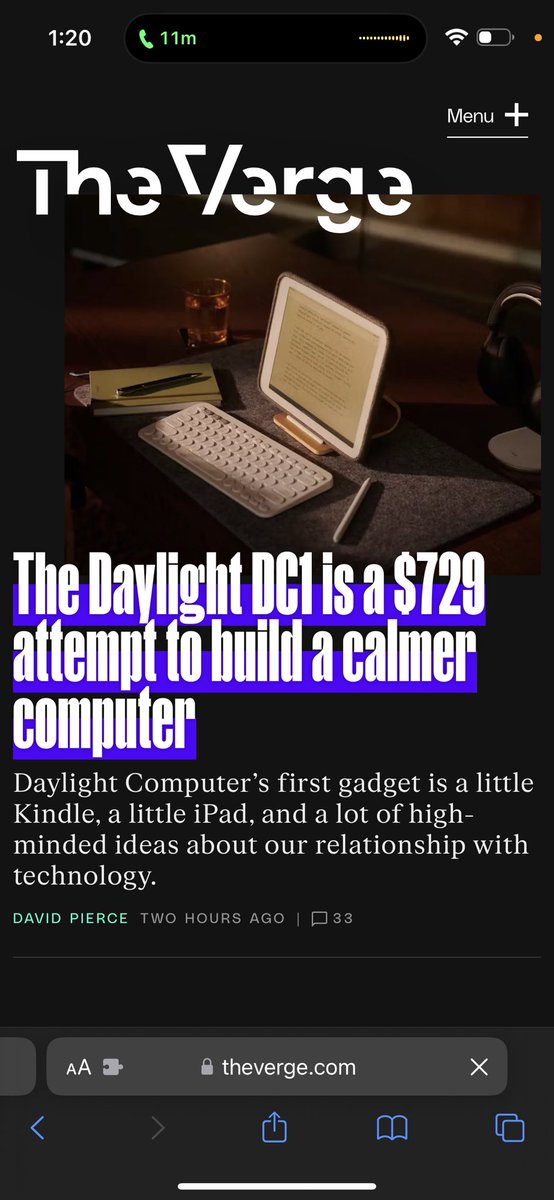 “It’s all a little cringe-inducing at times..”

I got called cringe by the verge - I’ve made it in life 😭🥹😌

Verge homepage main headline

Have read the verge almost everyday for a dozen years.. absolutely surreal to see your own thing on there  🤯