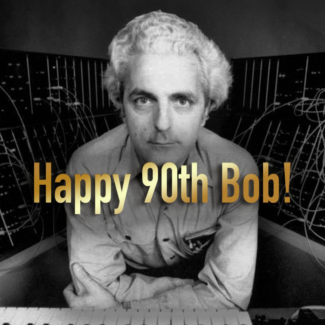 HAPPY BIRTHDAY BOB! - Today is Bob Moog’s 90th birthday! As a synth pioneer and sonic luminary, Bob’s legacy and warm spirit inspire us in everything we do. 🧵(1/3) #bobmoog #moog