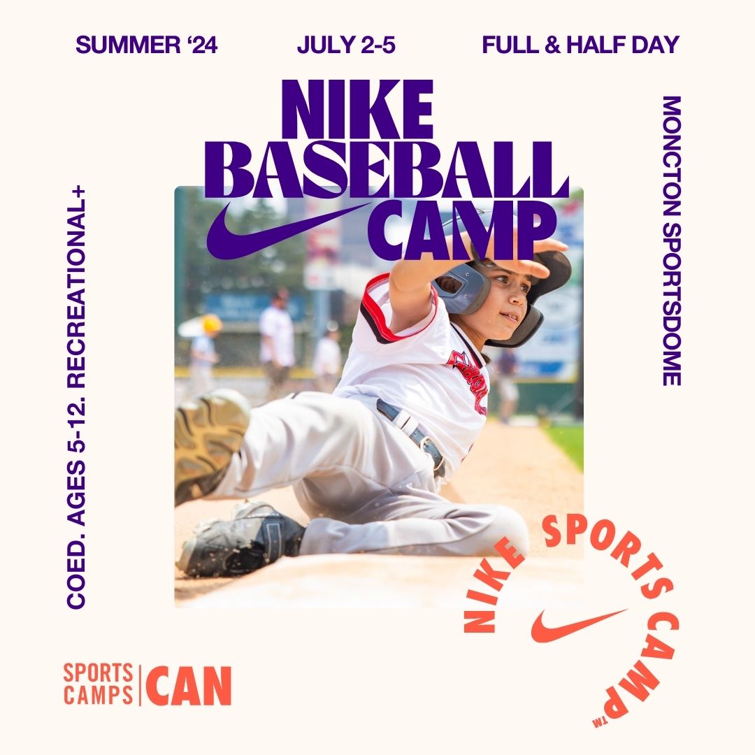 Exciting News! Moncton SportsDome Partners with Nike Sports Camp Canada! 

For the first time in Atlantic Canada, Moncton SportsDome is thrilled to bring you Nike Soccer and Baseball Camps! 

Register now!! Spots are limited, so secure yours today!
