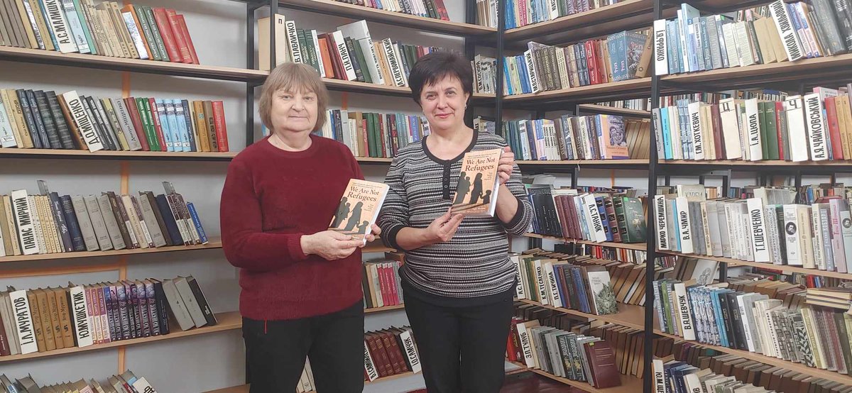 Imagine! Publishing (@imagine_cb) on Twitter photo ✨📚Two amazing librarians in Kharkiv, Ukraine holding recently donated copies of WE ARE NOT REFUGEES by <a href="/agusmoralespuga/">Agus Morales</a>.
➡️An essential read! Spanish journalist Agus Morales challenges the constructed image of the refugee as a contemporary enemy, a terrorist, and a criminal. ✨📚Two amazing librarians in Kharkiv, Ukraine holding recently donated copies of WE ARE NOT REFUGEES by <a href="/agusmoralespuga/">Agus Morales</a>.
➡️An essential read! Spanish journalist Agus Morales challenges the constructed image of the refugee as a contemporary enemy, a terrorist, and a criminal.