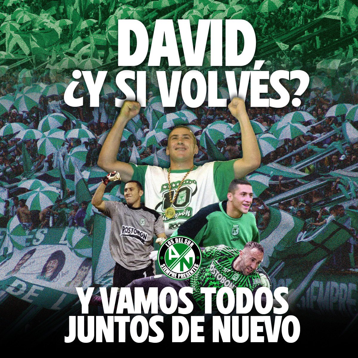 LDSoficial's tweet photo. @D_Ospina1 ¿Y si volvés? #VamosTodosJuntosDeNuevo https://t.co/THnWyoAYQw