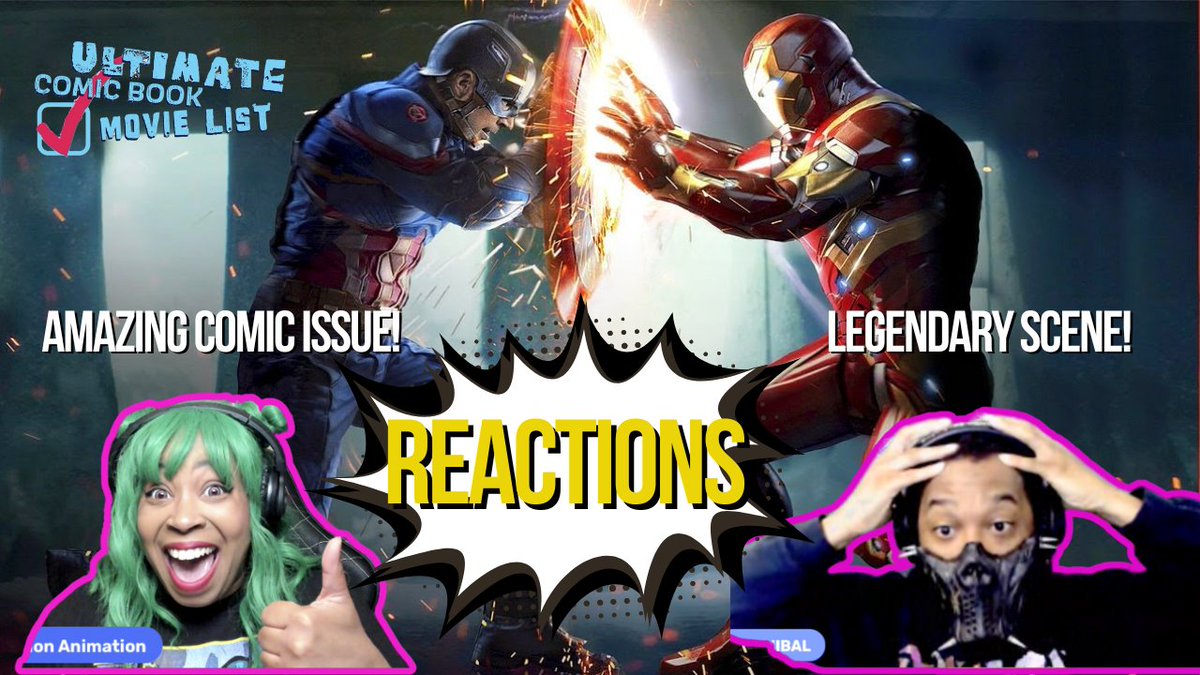 UltimateCo51408's tweet photo. We are back with another reaction video!!! Did these film makers get close to the comics?!

https://t.co/NC6UmbWPMz https://t.co/axWPoY1CSA