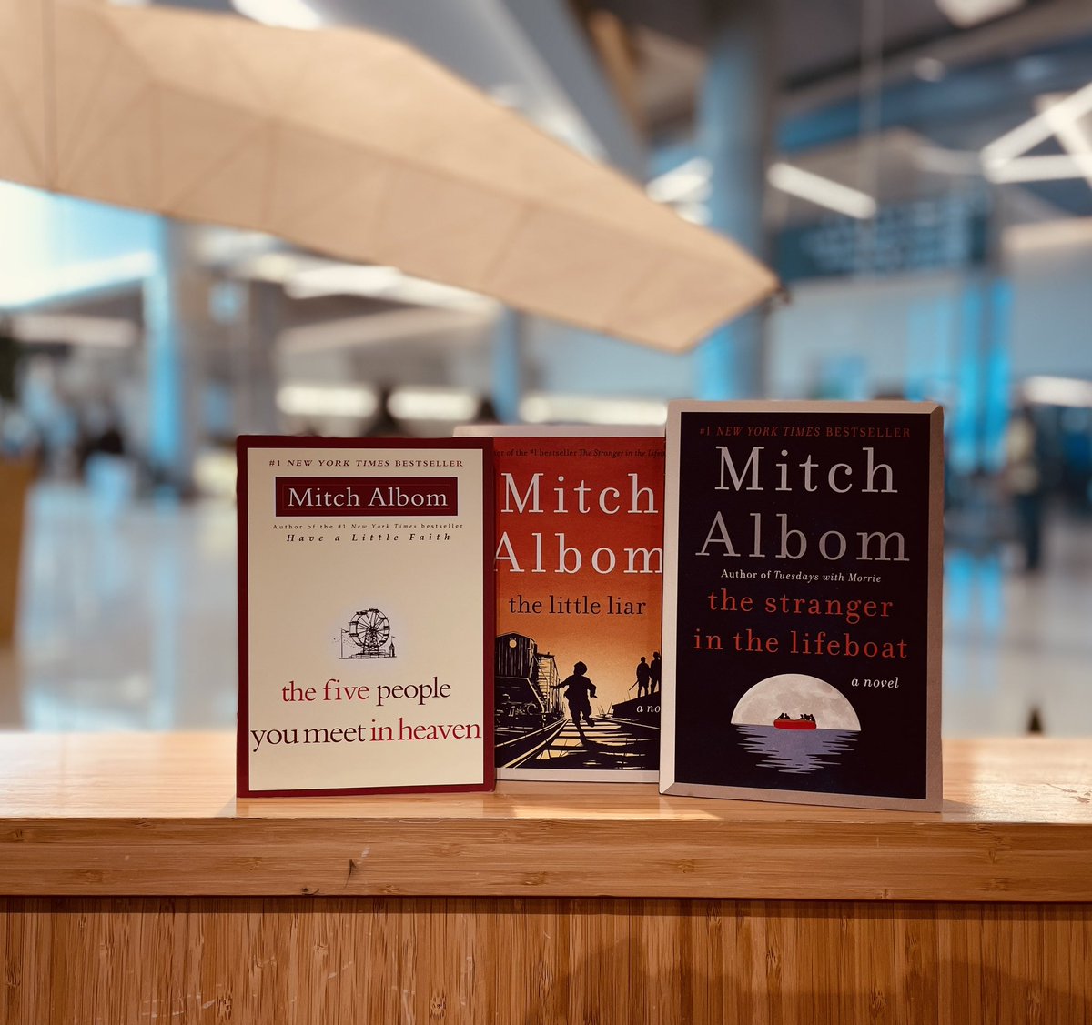 Happy birthday to New York Times bestselling author Mitch Albom! Check out some of his books we have in stock over in our Terminal 3 store #indiebookstore #nytbestseller