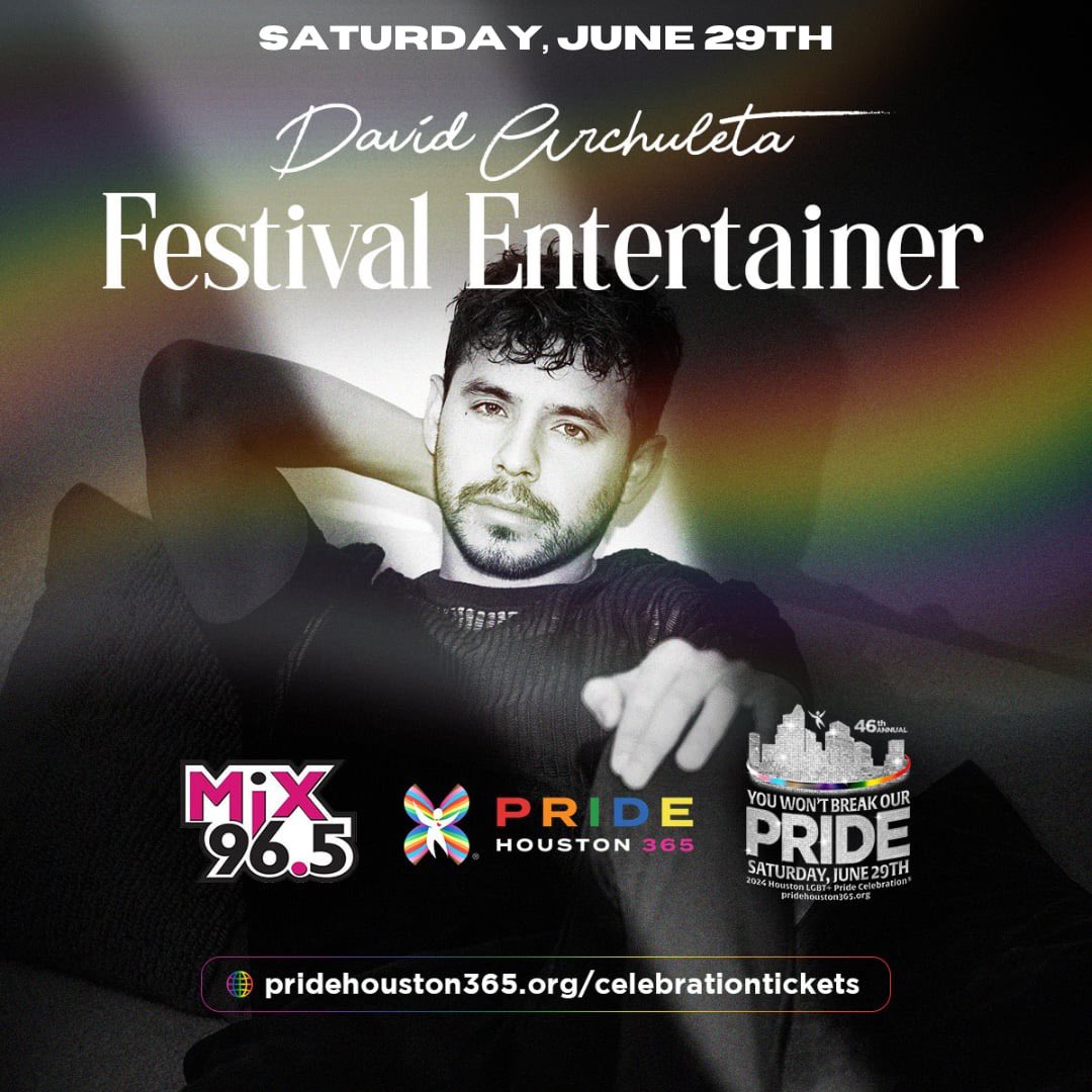 David Archuleta (@davidarchie) on Twitter photo Houston! I can't wait to celebrate #Pride with y'all next month on June 29th ๐ฅณ๐ <a href="/PrideHouston/">Pride Houston 365</a>
Tickets: pridehouston.org #PrideHouston Houston! I can't wait to celebrate #Pride with y'all next month on June 29th ๐ฅณ๐ <a href="/PrideHouston/">Pride Houston 365</a>
Tickets: pridehouston.org #PrideHouston
