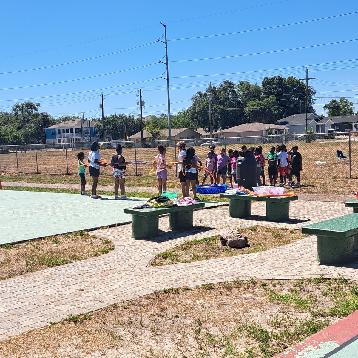 LockhartMagnet's tweet photo. Water Day!  Who had more fun, teachers or students? #SetSailforSuccess @SDHCMagnet @TransformHCPS https://t.co/k0gsI8MBql