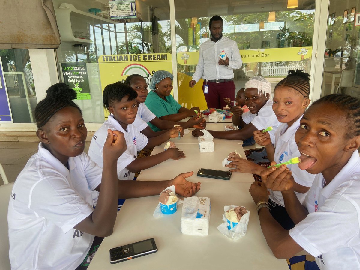 AWC (VVF) patients enjoyed an ice cream treat and a beach walk to mark the End of Fistula Day today. Thank you to everyone who supported us today. #endfistula #lifeafterfistula #IDEOF2024