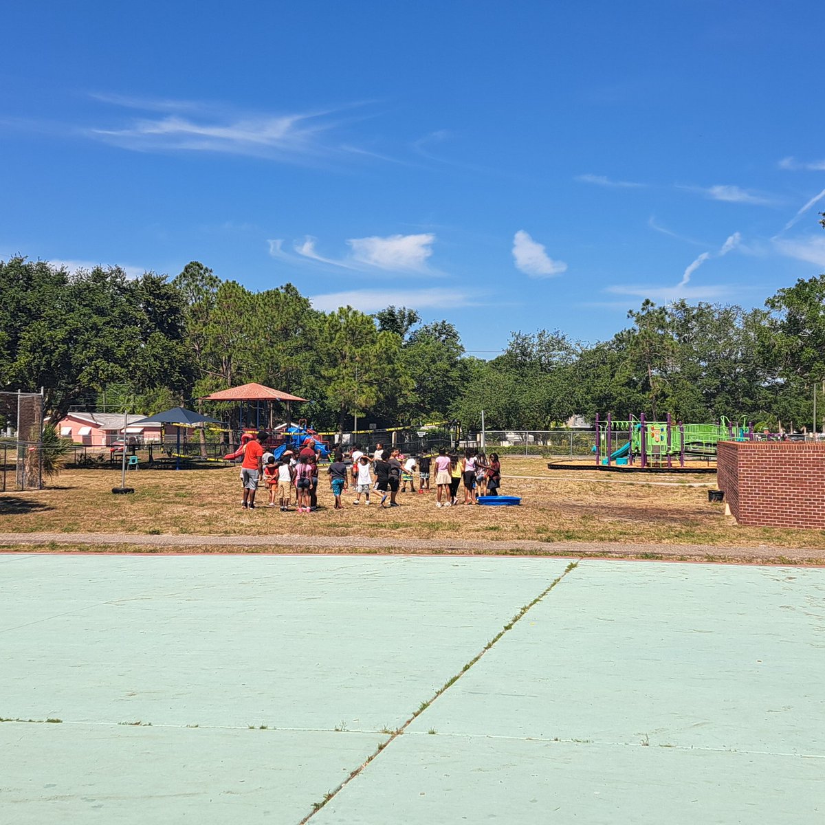 LockhartMagnet's tweet photo. Water Day!  Who had more fun, teachers or students? #SetSailforSuccess @SDHCMagnet @TransformHCPS https://t.co/k0gsI8MBql