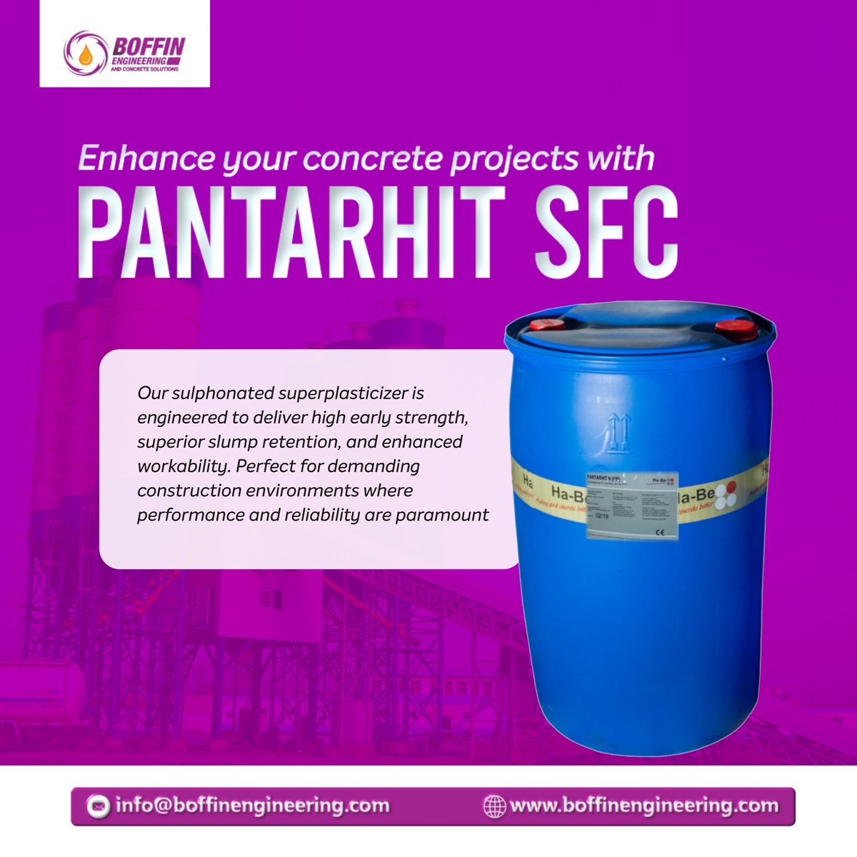 BoffinEngineer1's tweet image. Build better, stronger, and faster with PantarhitSFC! 
 
#ConcreteRevolution #HighStrengthConcrete
#PantarhitSFC #ConstructionPro #BuildingSuccess