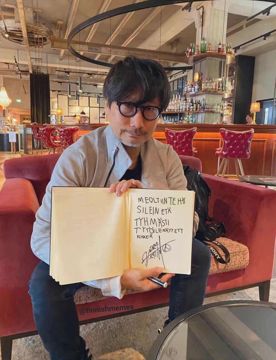 We did a stupid such as that we showed the girls our peepees
- Hideo Kojima
