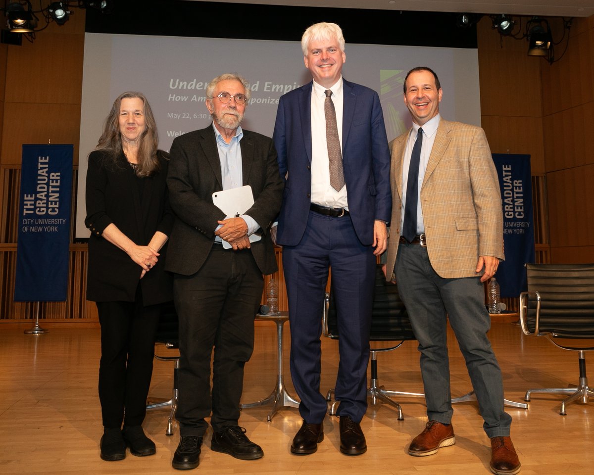 The Graduate Center (@gc_cuny) on Twitter photo Thanks to last night's panel - <a href="/paulkrugman/">Paul Krugman</a> @henryfarrell & <a href="/ANewman_forward/">Abraham Newman</a> - for a fascinating discussion of Farrell & Newman's book "Underground Empire: How America Weaponized the World Economy." Presented with <a href="/stone_lis/">Stone Center on Socio-Economic Inequality</a>, introduced by Dir. <a href="/JanetGornick/">Janet Gornick</a>. Video coming soon! Thanks to last night's panel - <a href="/paulkrugman/">Paul Krugman</a> @henryfarrell & <a href="/ANewman_forward/">Abraham Newman</a> - for a fascinating discussion of Farrell & Newman's book "Underground Empire: How America Weaponized the World Economy." Presented with <a href="/stone_lis/">Stone Center on Socio-Economic Inequality</a>, introduced by Dir. <a href="/JanetGornick/">Janet Gornick</a>. Video coming soon!