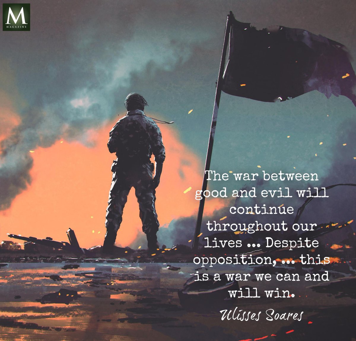 lds_believer's tweet photo. "The war between good and evil will continue throughout our lives ... Despite opposition, ...this is a war we can and will win." ~ Elder Ulisses Soares

 #LineUponLine #TrustGod #CountOnHim #LDSChurch #WordOfGod #HearHim #ComeUntoChrist #ShareGoodness #ChildrenOfGod #GodLovesYou https://t.co/L8cprvLx41