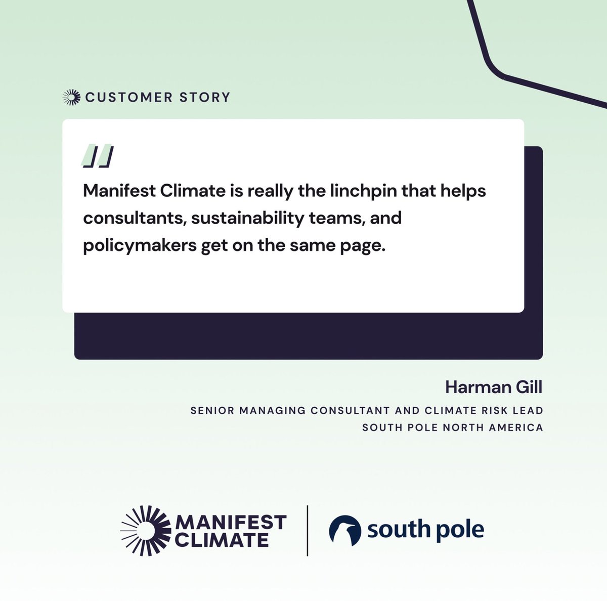 Leveraging @ManifestClimate helps us at South Pole to simplify cross-jurisdictional disclosure compliance. Read more: manifestclimate.com/blog/how-clima… #ClimateAction #ClimateImpactForAll