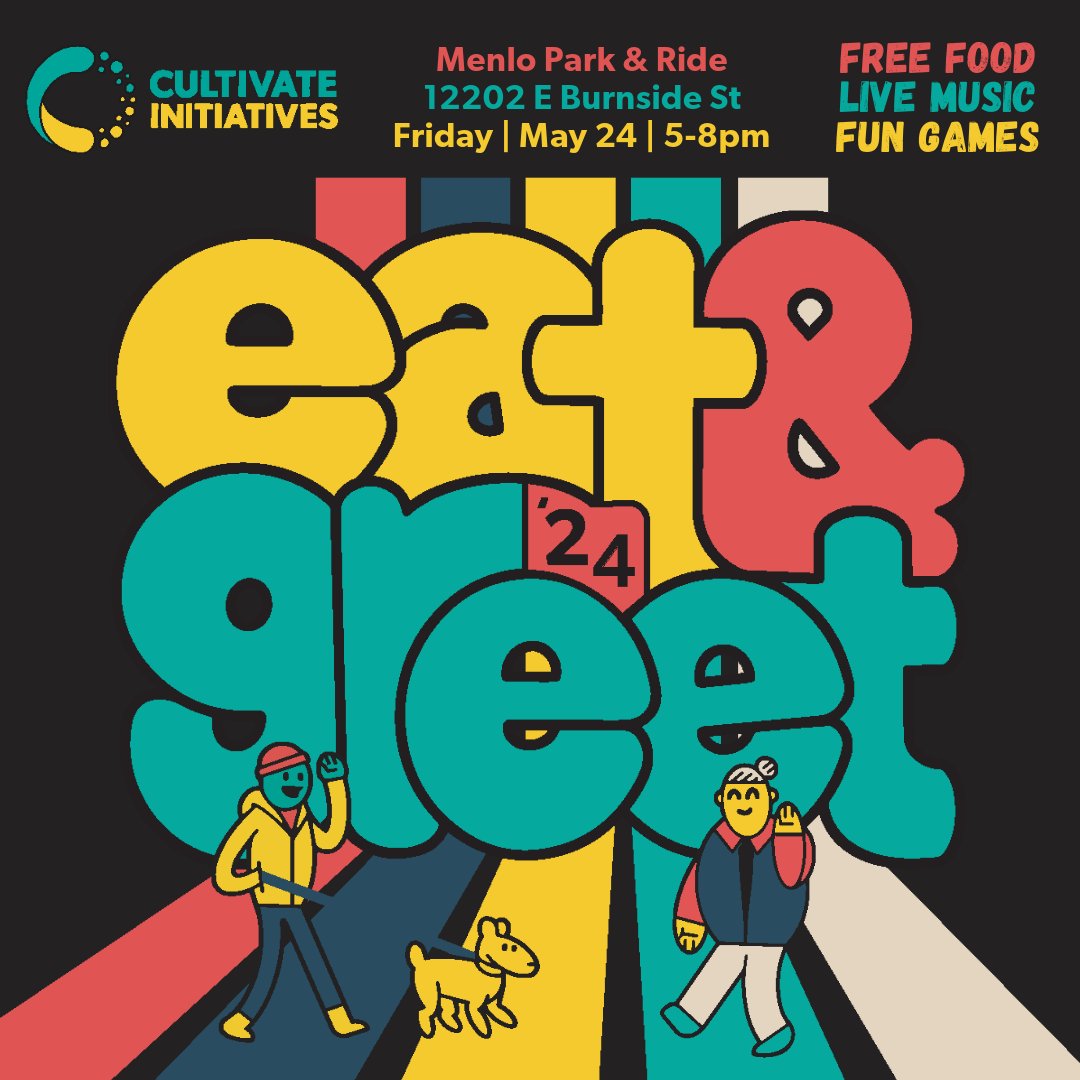 cultivatePDX's tweet photo. Hello, neighbor! ๐ What are you doing tomorrow evening from 5pm-8pm?
Because you're invited to our 2024 Eat & Greet celebration!
#cultivateinitiatives #neighborshelpingneighbors #bettertogether #forandwiththepeople #menlopark #eastportland #eastpdx #hazelwood #celebration https://t.co/61sB6DID9k