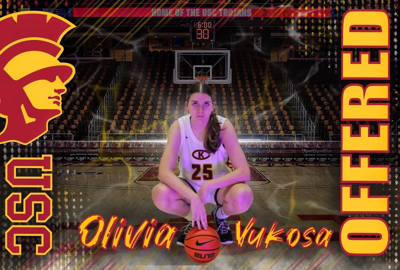 Olivia Big”O” Vukosa (@ovukosa) on Twitter photo After a great conversation with <a href="/CoachLindsayG/">Lindsay Gottlieb</a> I am grateful to receive an offer from <a href="/USCWBB/">USC Women's Basketball</a> Thank you so much! After a great conversation with <a href="/CoachLindsayG/">Lindsay Gottlieb</a> I am grateful to receive an offer from <a href="/USCWBB/">USC Women's Basketball</a> Thank you so much!