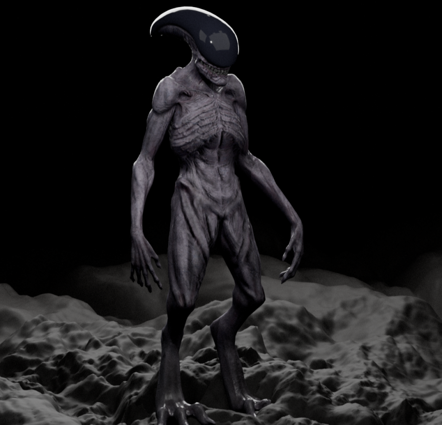 Saint3DModeller's tweet photo. Neomorph inspired creature/ Xenomorph 
https://t.co/038eAC050e https://t.co/UfN7mfgnNX