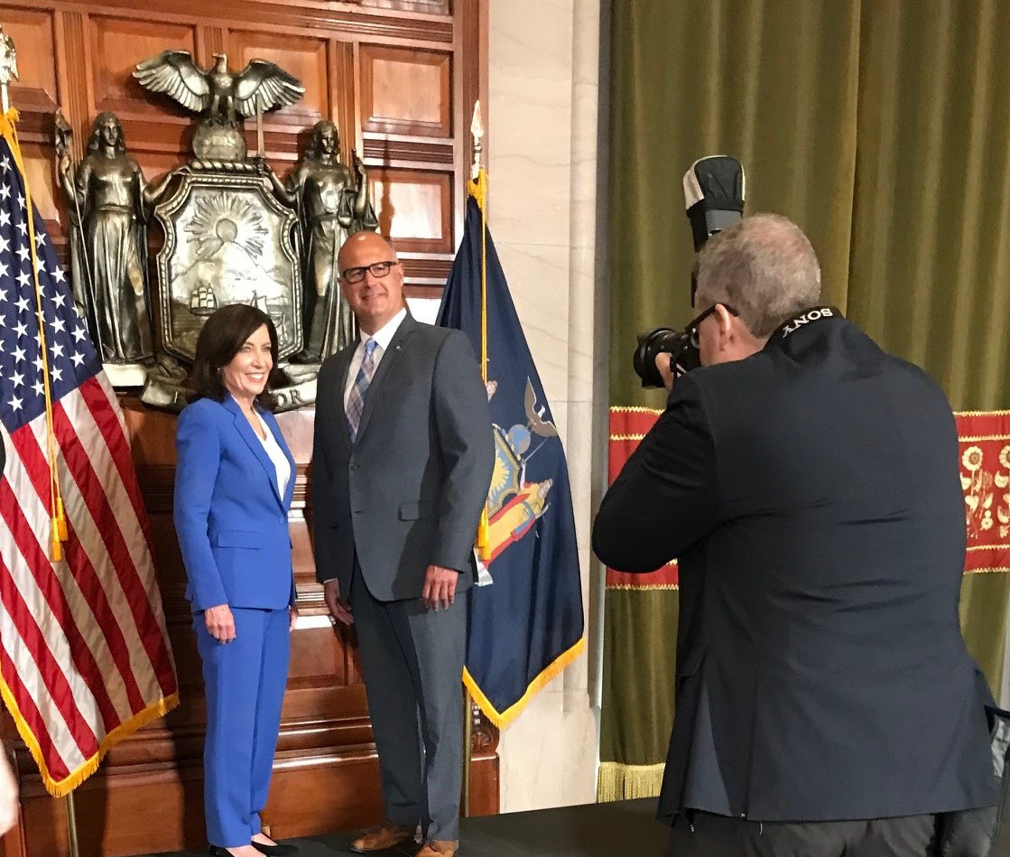 NYSDOCCS's tweet image. Confirmed! Congratulations Commissioner Martuscello!