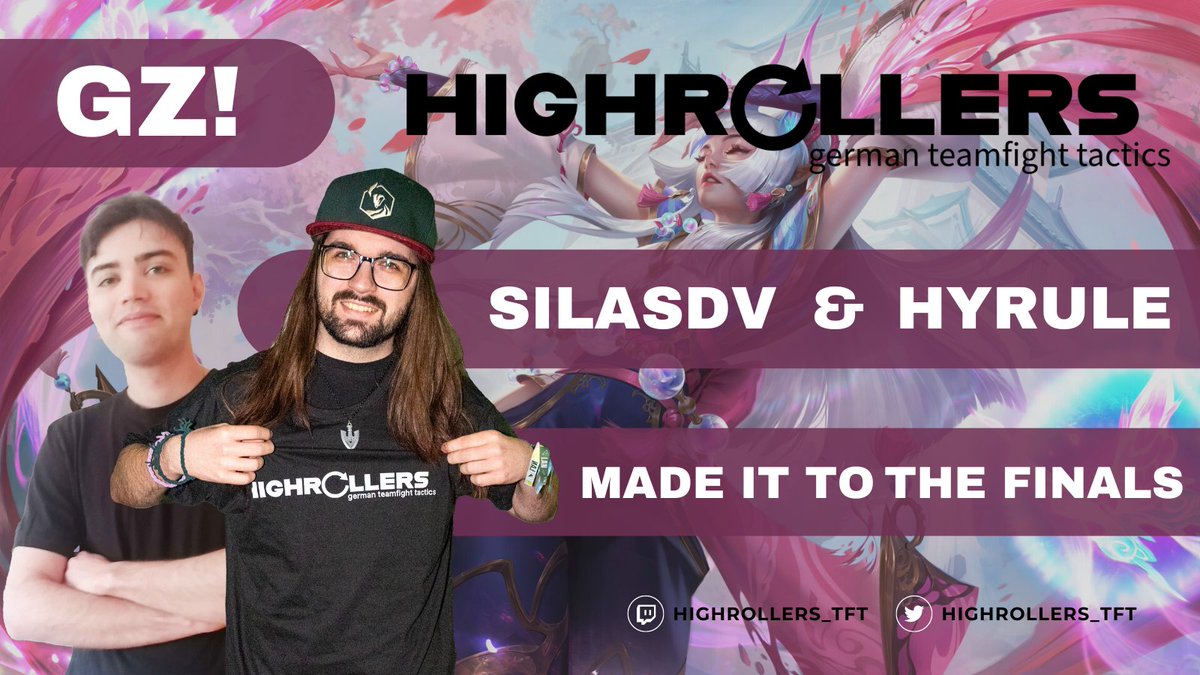 Congratulations to <a href="/HyruleTFT/">HyruleTFT</a> and <a href="/silas_dv/">HR SilasDV</a> for being a finalist at the <a href="/A1eSports_AT/">A1 eSports</a> Prismatic Legends. The finale will be live in Vienna-see you there!