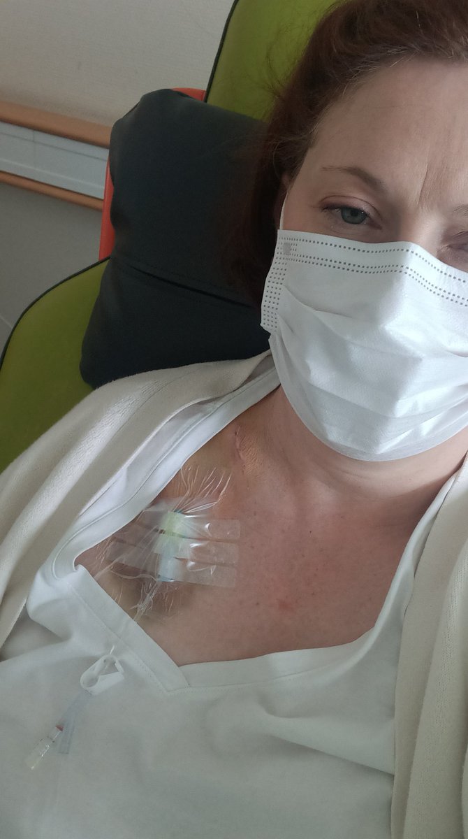 1er jour du reste de ma nouvelle vie 💪🏻 1ère séance de chimio 🤘