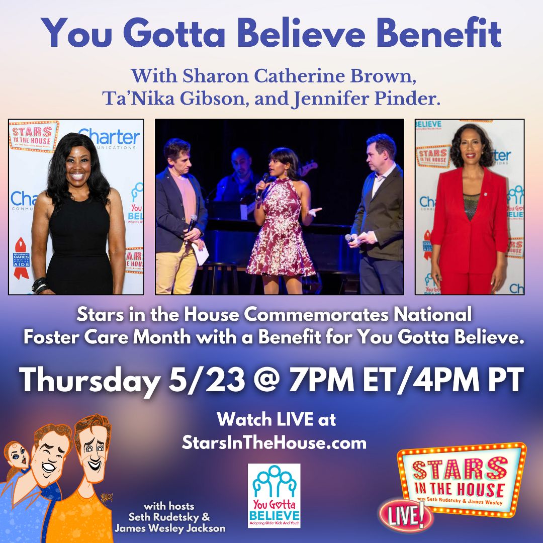 You Gotta Believe! (@adoptolderkids) on Twitter photo We go live soon for a special episode of <a href="/starsinthehouse/">Stars In the House</a>, dedicated to YGB's mission of connecting older kids in #fostercare with loving families. Tune in 7 PM ET Tonight: buff.ly/3wBCwe8 We go live soon for a special episode of <a href="/starsinthehouse/">Stars In the House</a>, dedicated to YGB's mission of connecting older kids in #fostercare with loving families. Tune in 7 PM ET Tonight: buff.ly/3wBCwe8