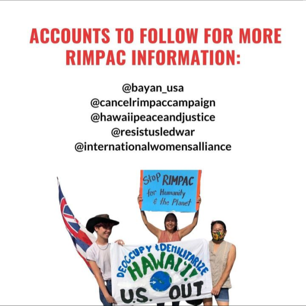 No RIMPAC, no US &amp; other imperialist genociders in Hawaii!
