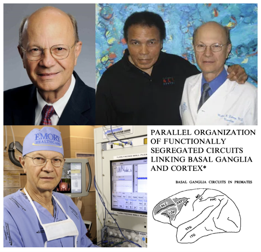 Mahlon DeLong (1938-2024) was the GOAT in his long-running career as a combined neurologist and neuroscientist.  He took great care of the world's GOAT (Ali), however this is one title (GOAT neurologist-neuroscientist) that belongs to him, and him alone. It is with a heavy heart