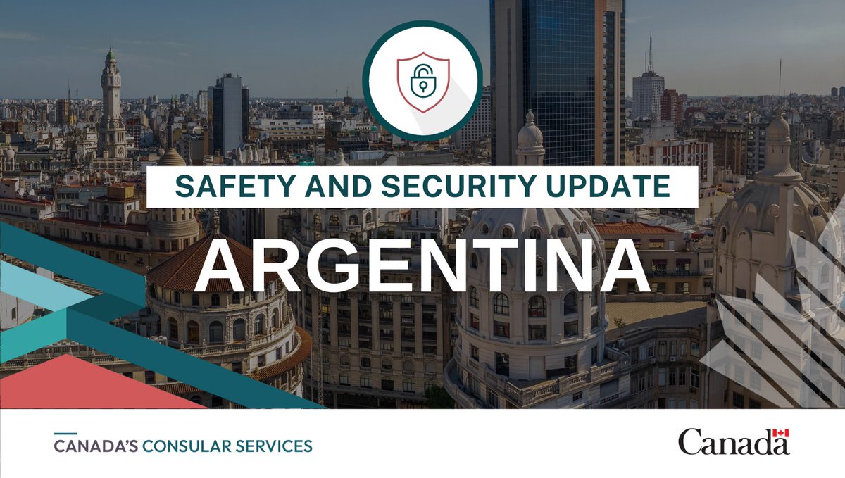 Canadians in #Argentina: Demonstrations take place frequently throughout the country and can turn violent.  
 
Avoid areas where demonstrations and large gatherings are taking place and follow the instructions of local authorities.  
 
More info: ow.ly/yPFp50RT8I1