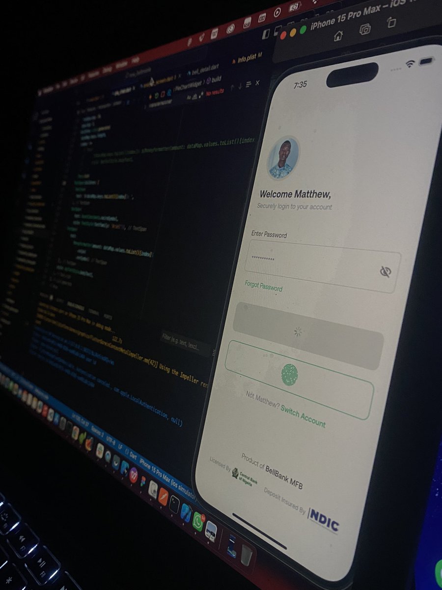 DevMatcot's tweet image. From idea to app store, I create solutions that make a difference.🎉
Like, Repost and Retweet 🤲
#flutter #fintech #fintechapps #MobileApps #iosdevelopment #android_development