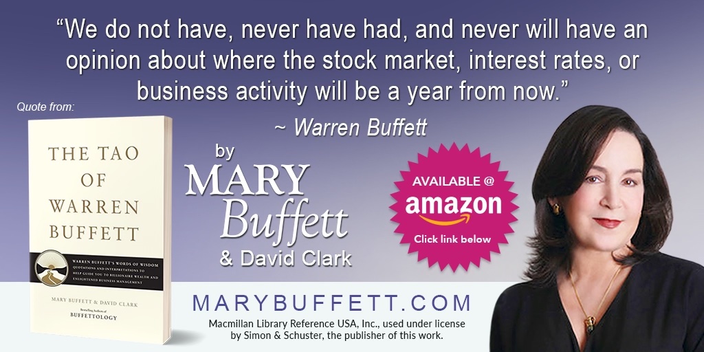 Mary Buffett tweet media