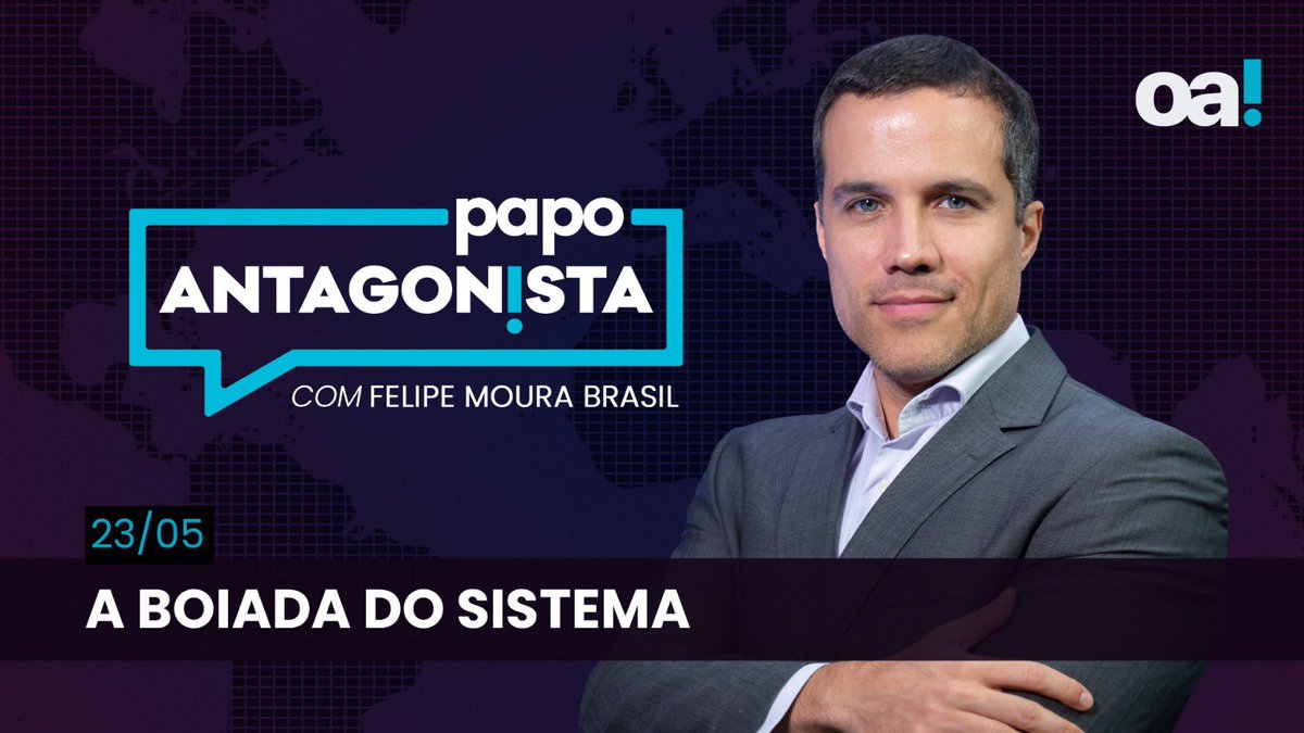 Papo Antagonista de hoje: youtube.com/live/YSVDFIkRJ….