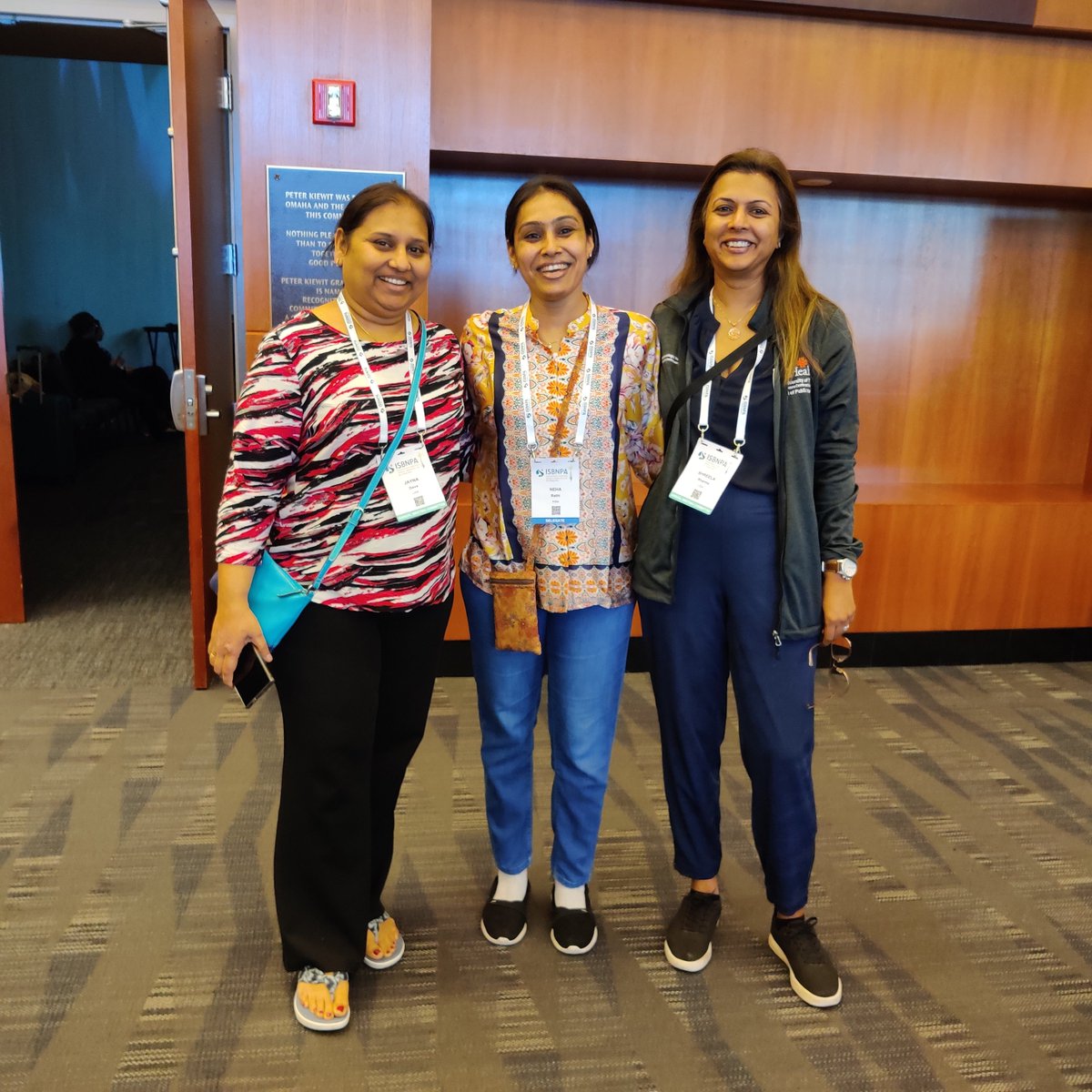 Dr Neha Rathi (@neharathi14) on Twitter photo Great days at #ISBNPA24! It was nice to come to mid-west for the first time, made new friends and get to connect with researchers whom I admire. Thanks @AmyYaroch <a href="/Paul_Estabrooks/">Paul_Estabrooks</a> for your wam hospitality in Omaha.
<a href="/MegBPhD/">MegBourgeoisPhD</a> <a href="/natggoncalves/">Natalia Goncalves</a> <a href="/inescrsantos/">Inês Santos</a> <a href="/ISBNPA/">ISBNPA</a> <a href="/Antoniopalmeira/">António L Palmeira</a> Great days at #ISBNPA24! It was nice to come to mid-west for the first time, made new friends and get to connect with researchers whom I admire. Thanks @AmyYaroch <a href="/Paul_Estabrooks/">Paul_Estabrooks</a> for your wam hospitality in Omaha.
<a href="/MegBPhD/">MegBourgeoisPhD</a> <a href="/natggoncalves/">Natalia Goncalves</a> <a href="/inescrsantos/">Inês Santos</a> <a href="/ISBNPA/">ISBNPA</a> <a href="/Antoniopalmeira/">António L Palmeira</a>