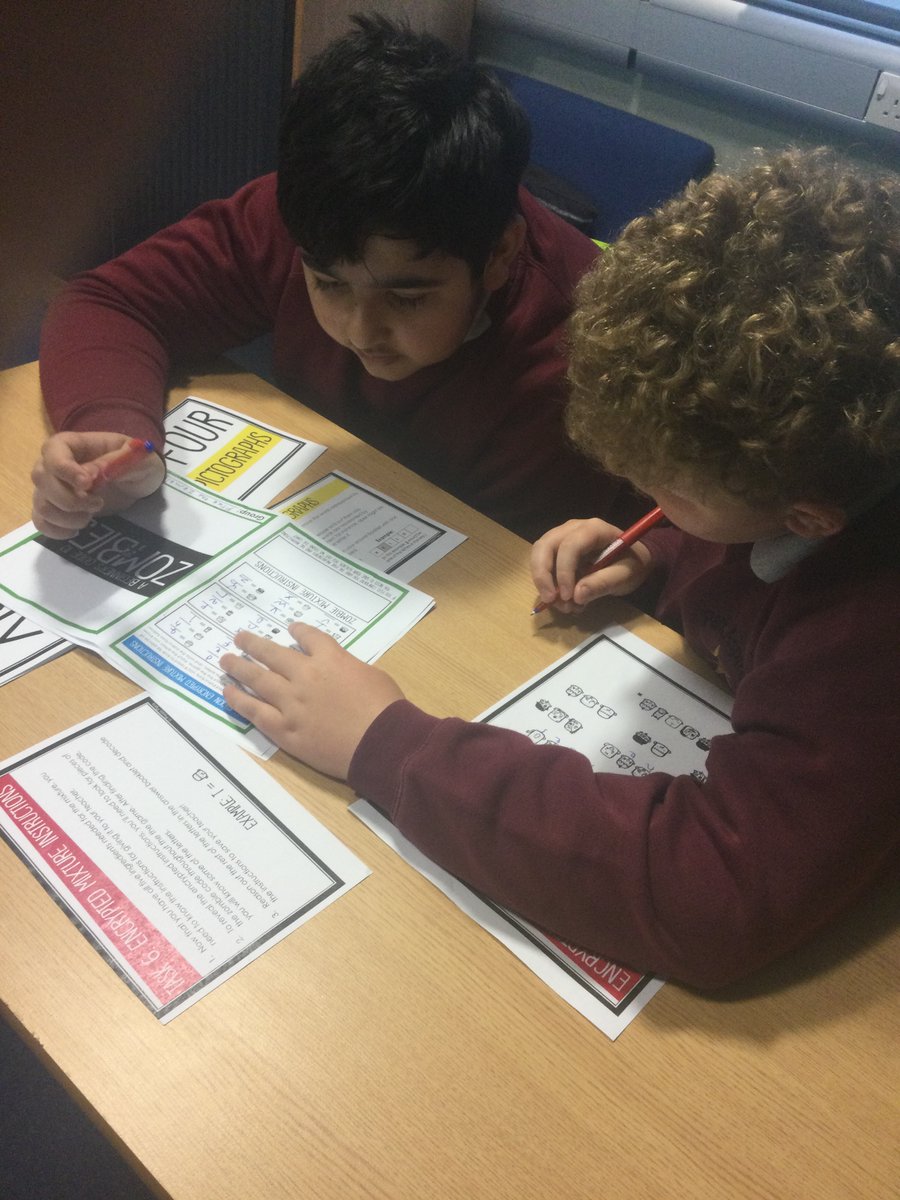 park_pru's tweet photo. Problem solving using Maths, English and observation skills, the children were able to breakout of the Zombie Room and save their teacher. #ProblemSolving #TeamBuilding #mathsskills #Englishskills https://t.co/WKWuU3DG5C
