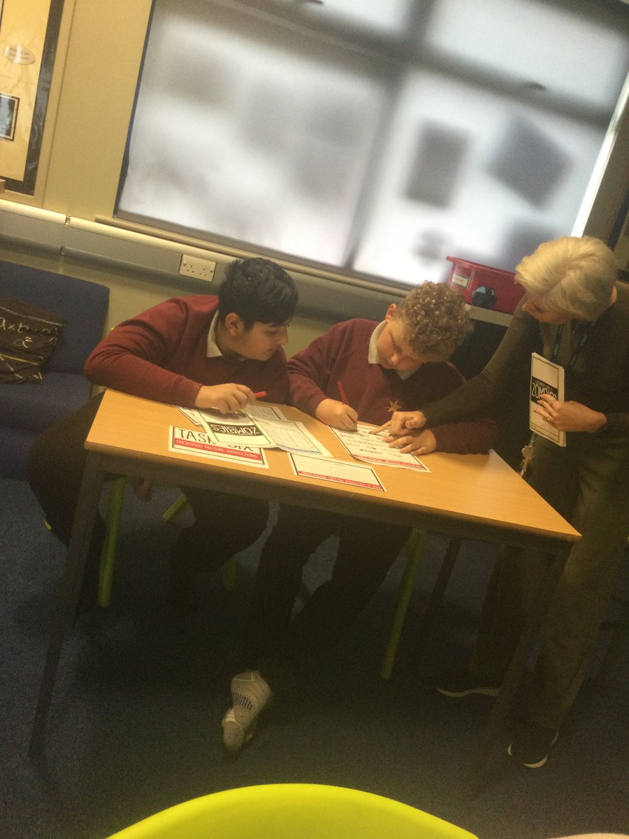 Problem solving using Maths, English and observation skills, the children were able to breakout of the Zombie Room and save their teacher. #ProblemSolving #TeamBuilding #mathsskills #Englishskills