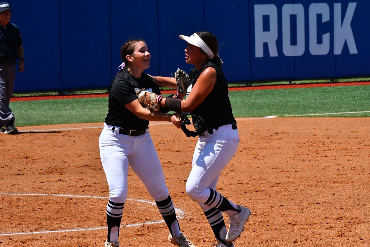 Doug Walker (@photoninja13) on Twitter photo <a href="/EkisMakayla/">Makayla Ekis</a> giving props to Gabby Martinez after catching a run saving line drive also doubling off the runner at second <a href="/EkisMakayla/">Makayla Ekis</a> giving props to Gabby Martinez after catching a run saving line drive also doubling off the runner at second