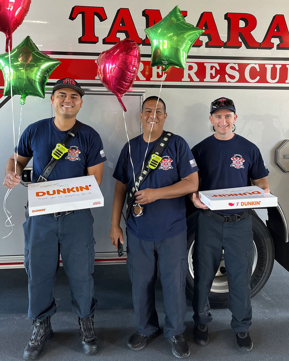 Today, BSO-Tamarac District made a special delivery of doughnuts to Tamarac Fire Rescue to celebrate National EMS Week. This gesture is a small token of appreciation for the dedication and hard work our EMS professionals put forth every day while serving our community.