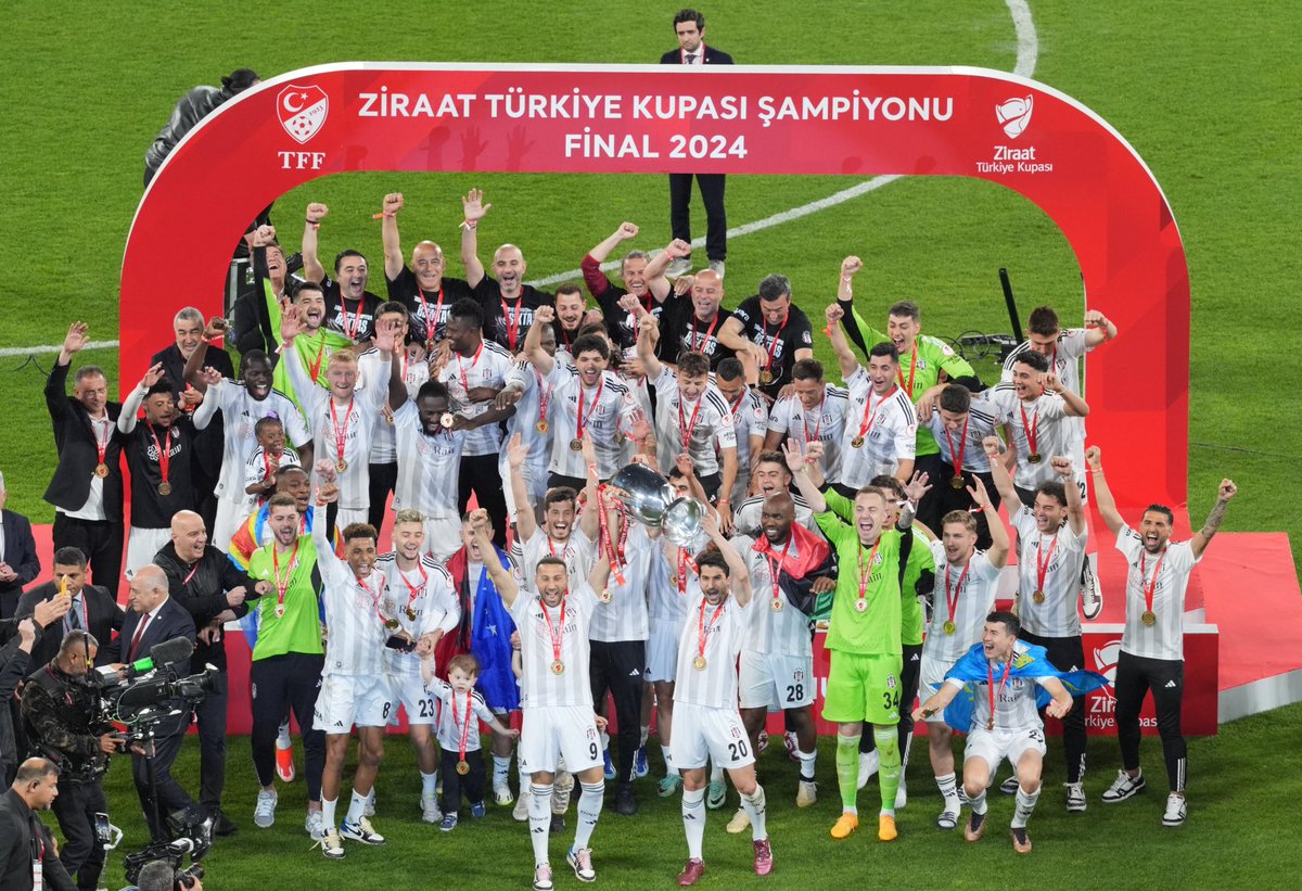 Ziraat Türkiye Kupası’nın sahibi Beşiktaş oldu.