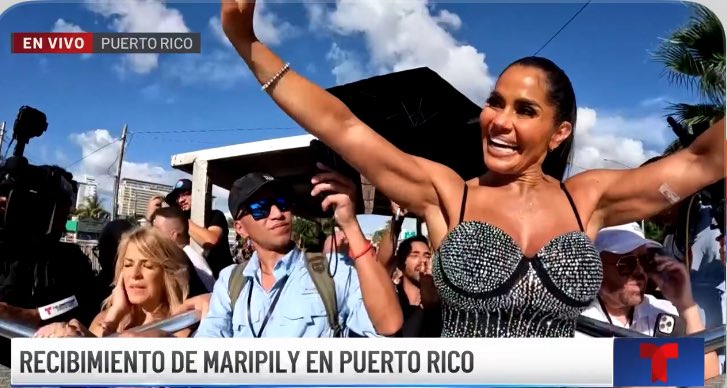 JesusGonzalezTV's tweet photo. Las imágenes que llegan desde Puerto Rico del recibimiento a Maripily son sencillamente HISTÓRICAS… y no es una palabra retórica, en realidad lo es. https://t.co/fAJHoSVq6O