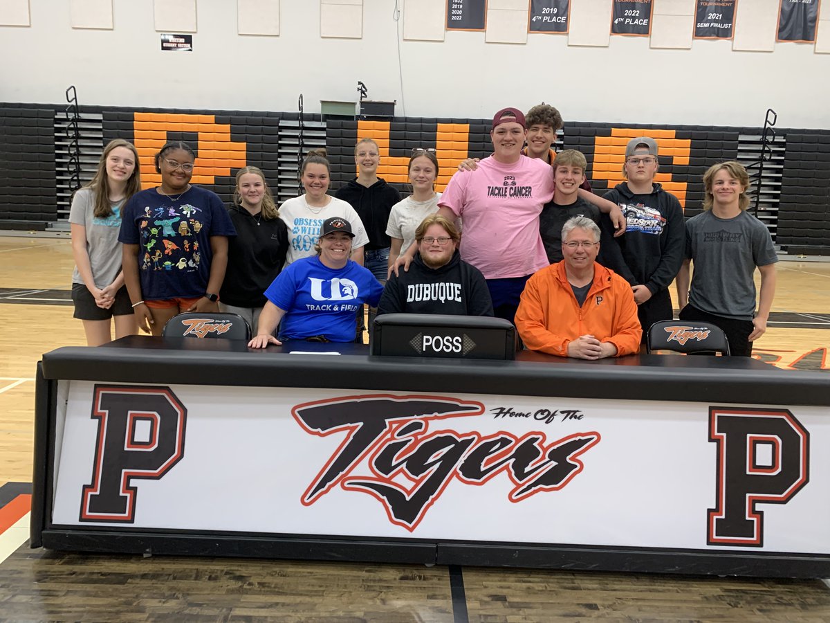 Track &amp; Field Letter of Intent Signings today at PHS!
Congratulations to Cameron Adams, who will attend the University of Dubuque in the fall!  🐯🏃 <a href="/ISD477/">ISD #477</a> <a href="/UnionTimesSport/">Union-Times Sports</a> <a href="/PHS_studsection/">The Jungle™</a> <a href="/PrincetonHS/">Princeton HS 477</a>