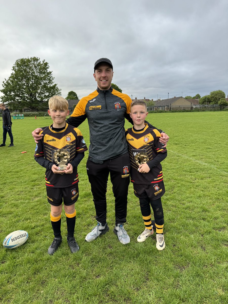 Well done to our MOTM’s Lennox &amp; Riley for putting in a fantastic effort tonight. Both fought non stop in both attack &amp; defence 💙🥕🏉