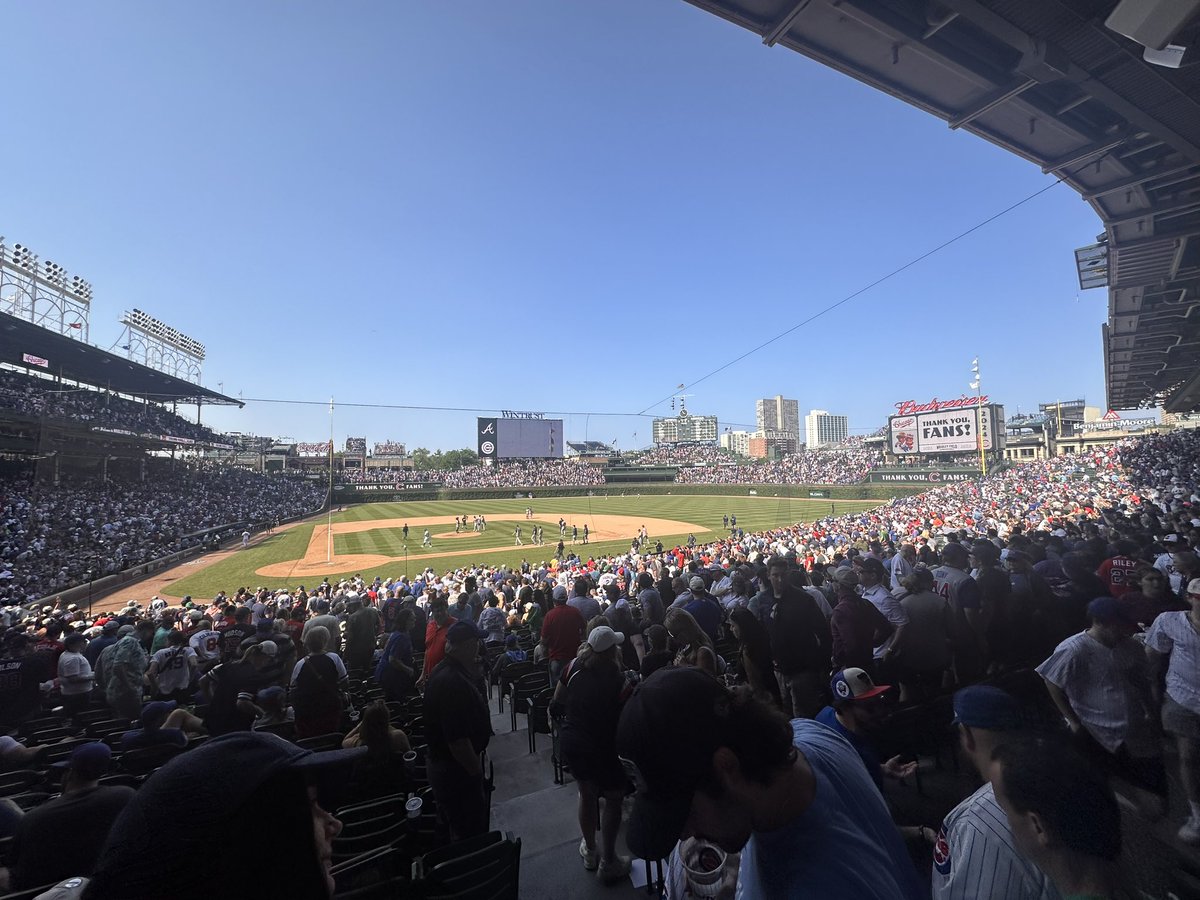 Cubs lose, but sunny days at Wrigley remain undefeated so we won.