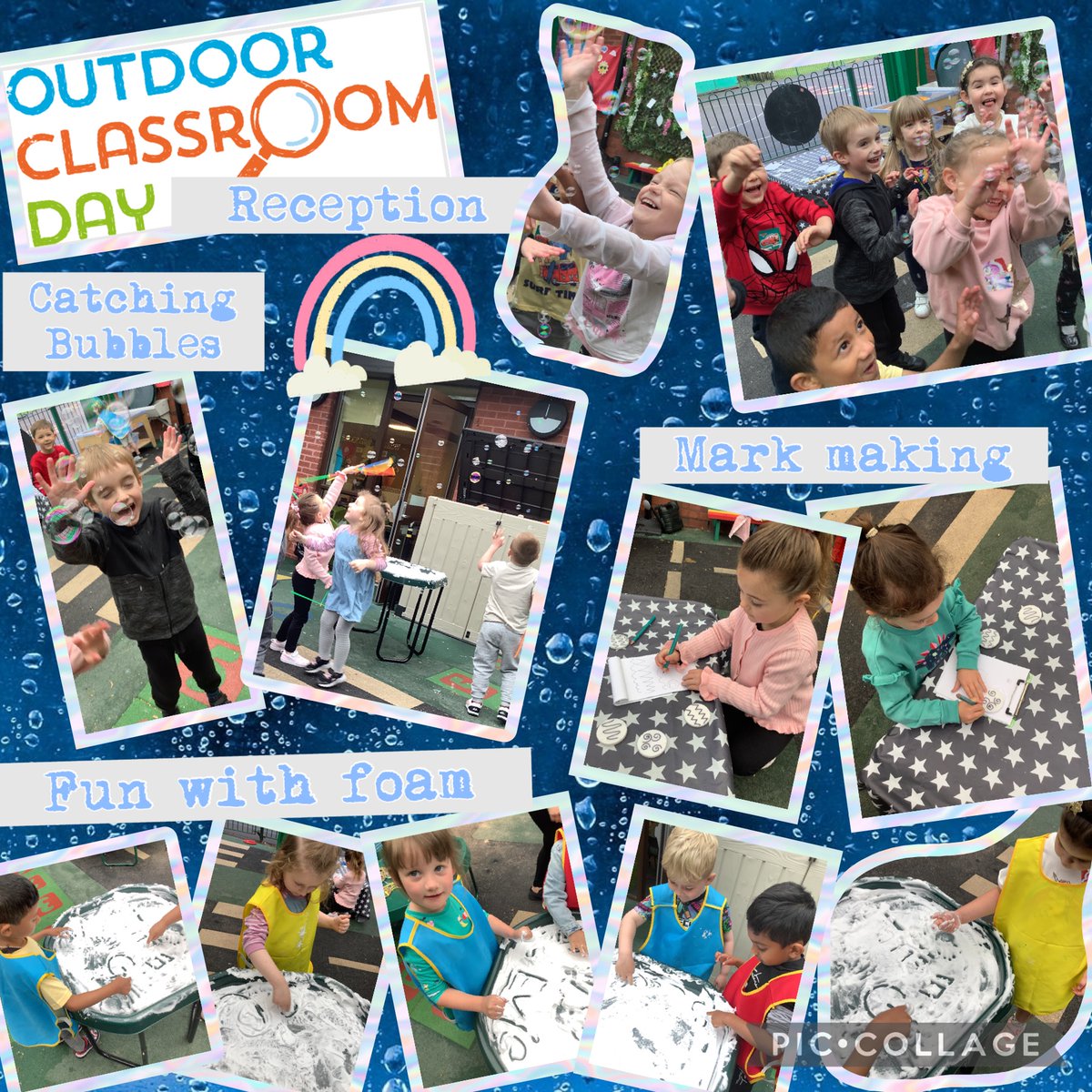 Today was Outdoor Classroom Day and although our plans changed a bit because of the weather ☔️🌧️🤭, we still had lots of fun (under the canopy)!  #holyfamilyeyfs #OutdoorClassroomDay 
Don't worry, our Pirate Treasure Hunt will still go ahead soon 😉🏴‍☠️☀️!