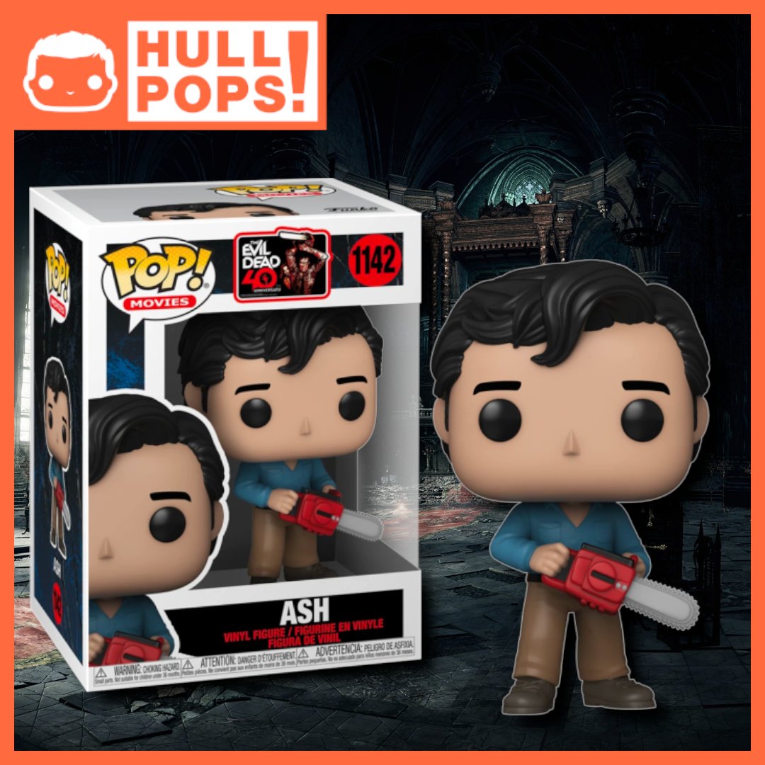 HullPops's tweet photo. ⚡️IN STOCK NOW!⚡️
This very sought after Ash from Evil Dead Funko Pop is now in stock!
Get yours today!
https://t.co/X9jZRSp1AS
#EvilDead #Horror #Ash #Funko #FunkoUK #FunkoPop https://t.co/evYnK1DvAP