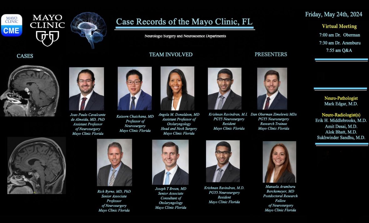 Join us tomorrow for MCF Case Records @DoctorQMd @joao_p_almeida @adrian_safa @jpnavarro_md @JEmilianoSG @lmichmd @MayoClinicNeuro