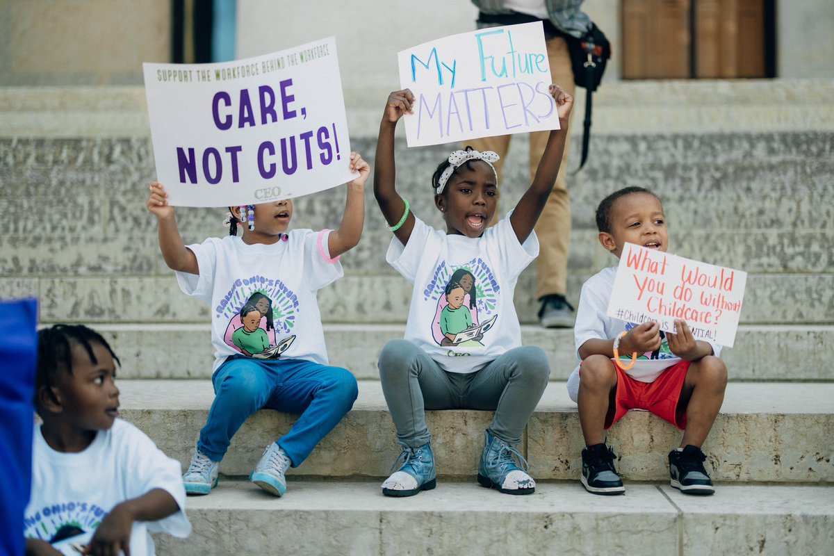 ceoprojectohio's tweet photo. We loved seeing our smallest supporters fight for fully funded #childcare! Their future depends on transformative policy change for care - and they deserve it!!
#CEOProject #fundourcare #carecantwait https://t.co/UvMUgHABr5