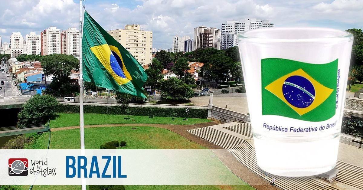 Brazil is the largest country in both South America and Latin America? Its capital is Brasília, and its most populated city is São Paulo. Add life to your collection by getting your Brazil shot glasses today: bit.ly/2OsXdQK #Brazil #WorldByShotGlass #Brazilian #Shotglass