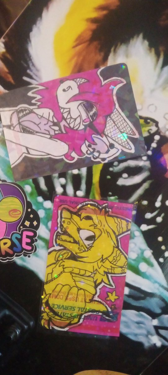 Squalleee's tweet photo. Some friends drew some cool stickers for me to stick on my board https://t.co/507aWSsCiE