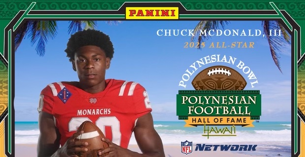 Santa Ana (Calif.) Mater Dei DB Chuck McDonald is the latest Top247 athlete to commit to this year's Polynesian Bowl 247sports.com/article/four-s…