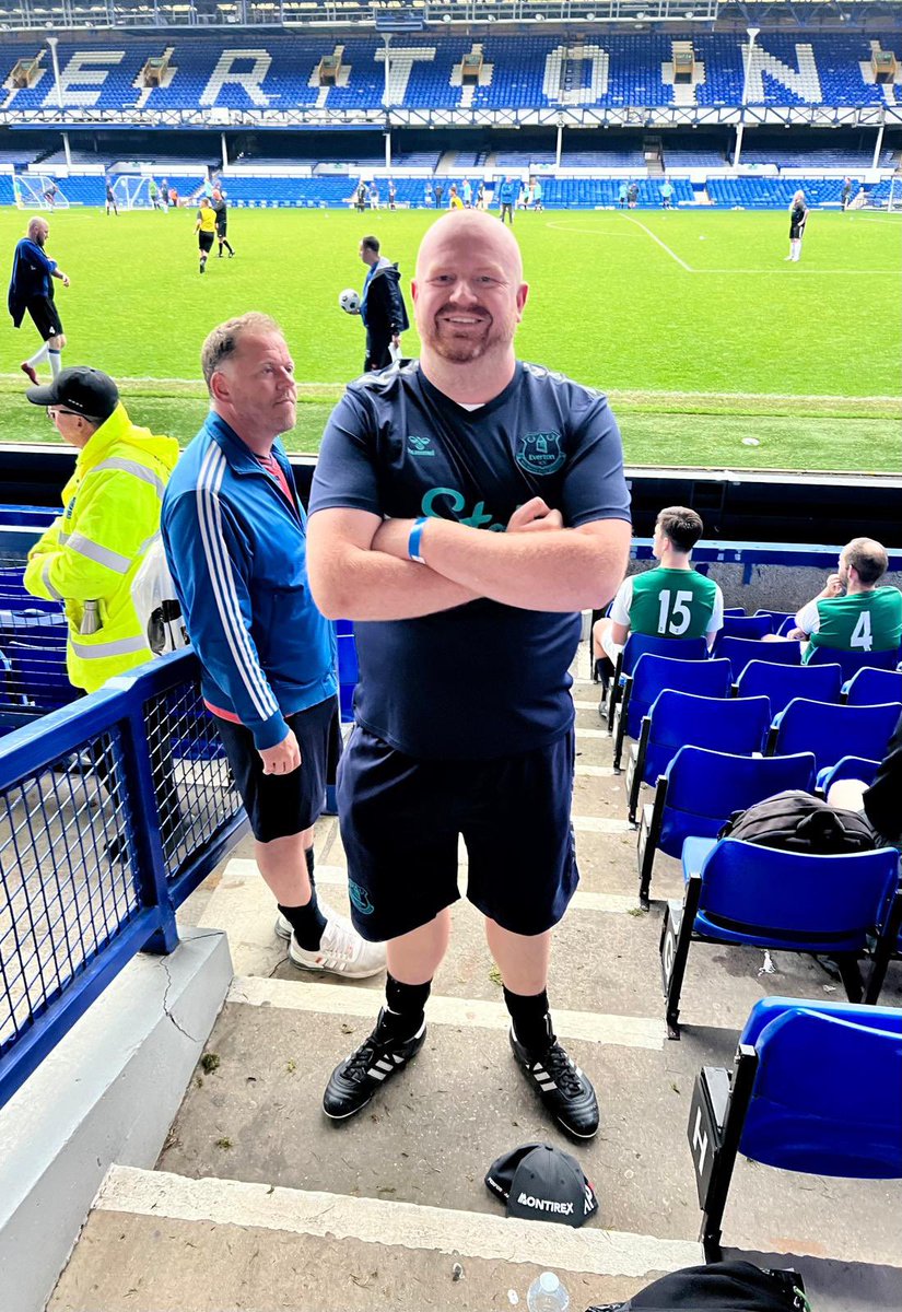 CrostonBluesEFC's tweet photo. Thanks to @efc_engagement for a great experience playing  at Goodison tonight. We even topped our group after winning 3 games 2-0 each. Think it was having Sean Dyche as  manager. #EFC #UTFT #EITC #Everton #UTFCB https://t.co/Zbpl1egS9s