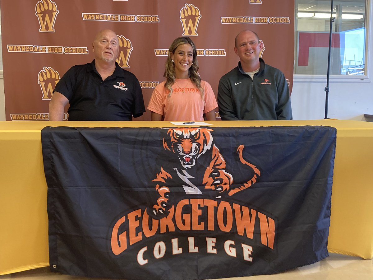 Addesa signed her official letter of intent to play basketball at Georgetown College today. We are really proud of her and know she will do great things at Georgetown.  Congratulations!!!