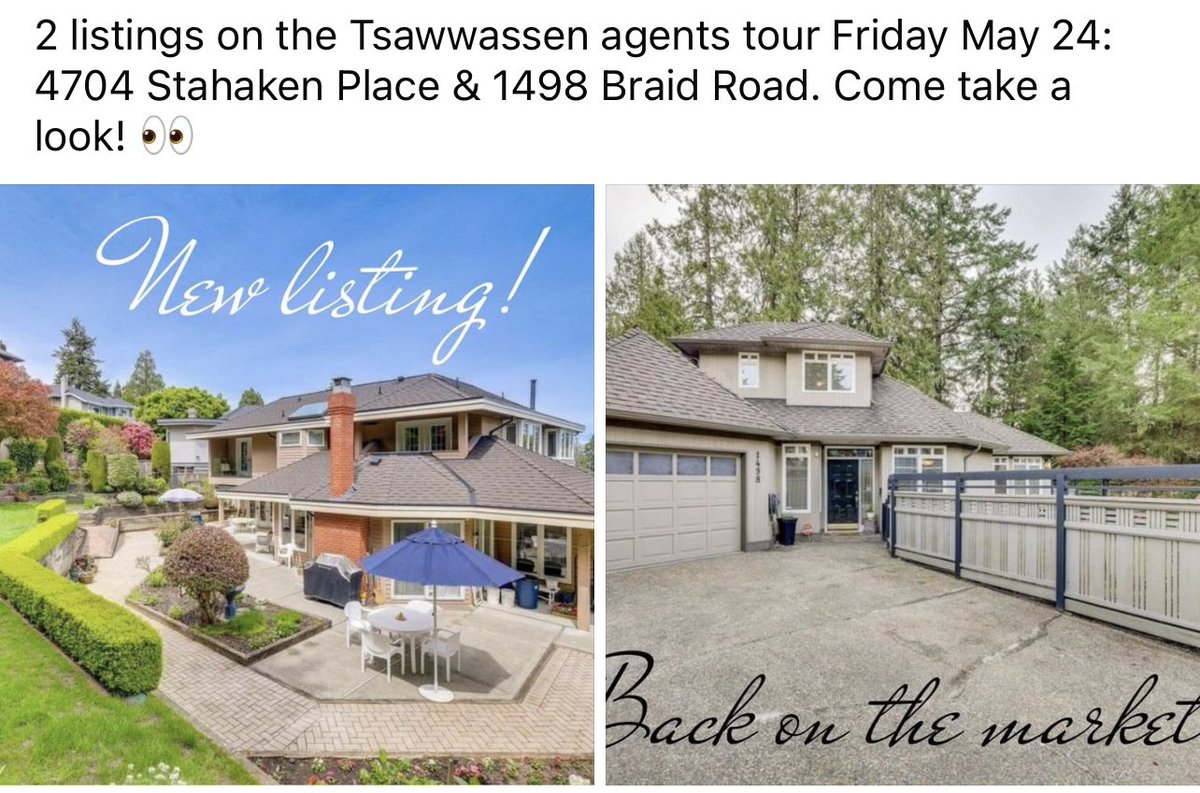 ListingsBC's tweet photo. 🙋‍♂️Come to our agents tour tomorrow May 24th! See you there!

#tsawwassenlistings #tsawwassenhomes  #tsawwassen  #southdelta #agentstour #realestatelife #listinghomes https://t.co/zoDjGoX1gT