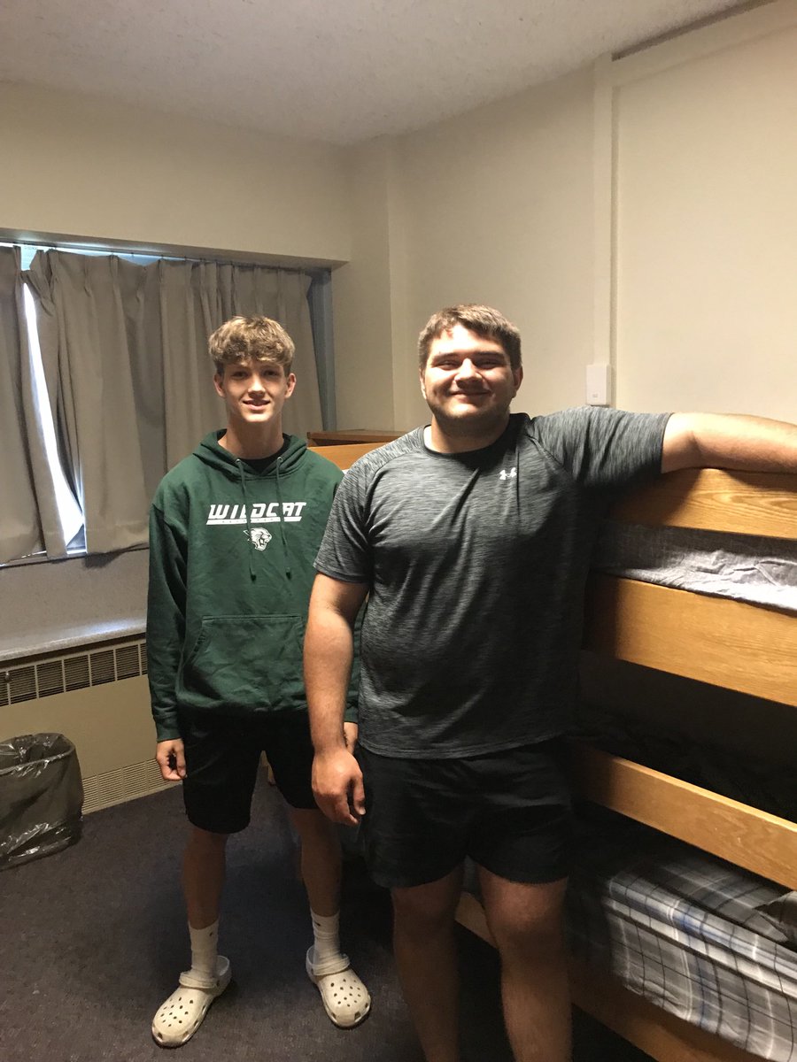 Dorm life! Caleb needs help with his sheet for his bed! 2A IHSA State T&amp;F.